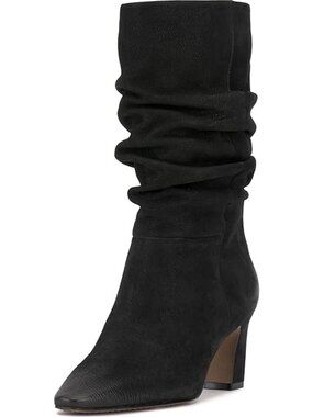 Vince Camuto Skylar Black Suede Slouchy Booties 8M BNIB SOLD OUT
